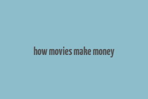 how movies make money