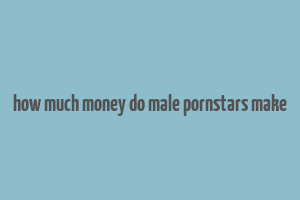 how much money do male pornstars make