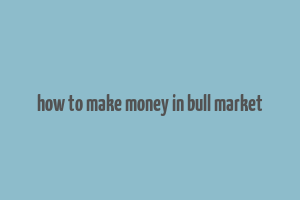 how to make money in bull market