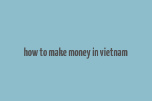 how to make money in vietnam