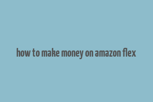 how to make money on amazon flex