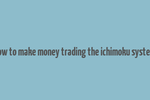 how to make money trading the ichimoku system