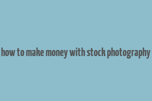 how to make money with stock photography