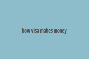 how visa makes money