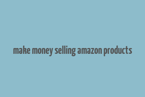 make money selling amazon products