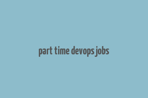 part time devops jobs