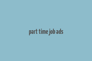 part time job ads