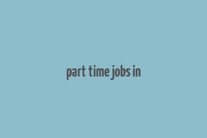 part time jobs in