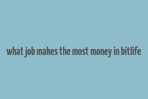 what job makes the most money in bitlife