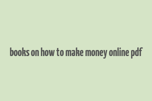 books on how to make money online pdf