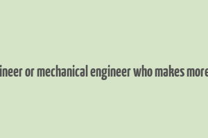 computer engineer or mechanical engineer who makes more money innjsa