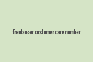 freelancer customer care number