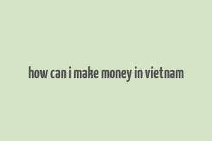 how can i make money in vietnam