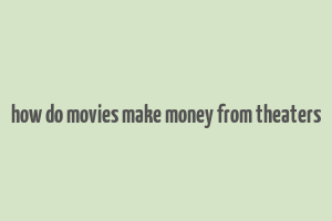 how do movies make money from theaters