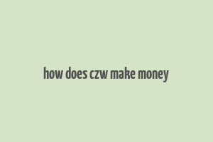 how does czw make money