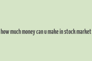 how much money can u make in stock market