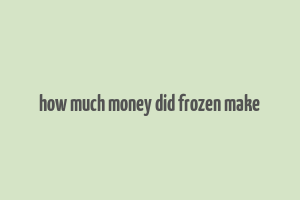 how much money did frozen make