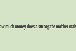 how much money does a surrogate mother make