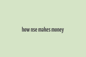 how nse makes money