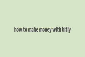 how to make money with bitly