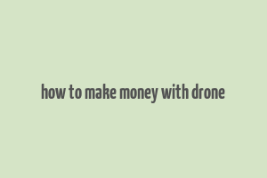 how to make money with drone