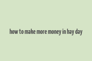 how to make more money in hay day