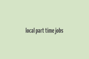 local part time jobs