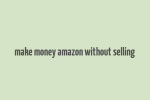 make money amazon without selling