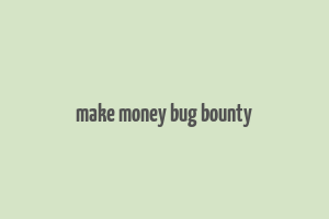 make money bug bounty