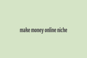 make money online niche