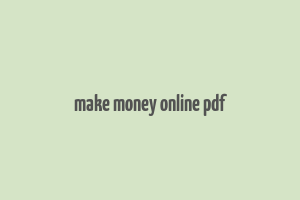 make money online pdf