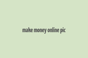 make money online pic