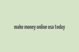 make money online usa today