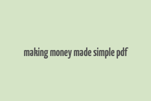 making money made simple pdf