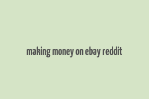 making money on ebay reddit