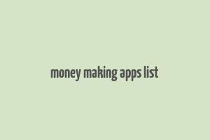 money making apps list