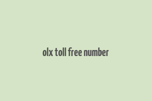 olx toll free number