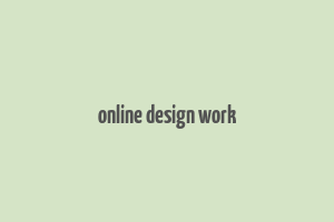 online design work