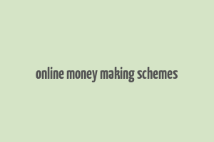 online money making schemes