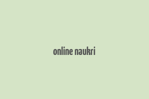 online naukri