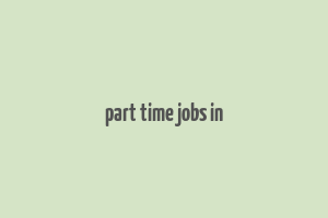 part time jobs in