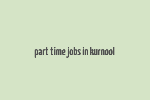 part time jobs in kurnool