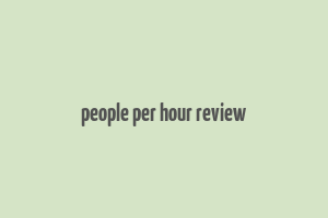 people per hour review