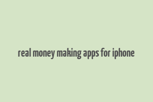 real money making apps for iphone