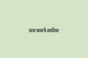 seo work online