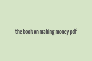 the book on making money pdf