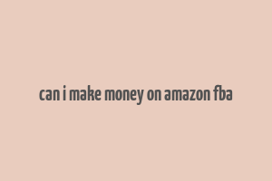 can i make money on amazon fba