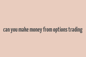 can you make money from options trading