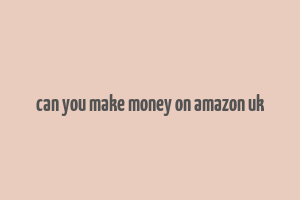 can you make money on amazon uk