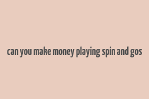 can you make money playing spin and gos